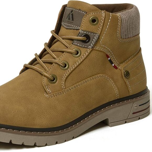 Mishansha Men's 9.5 / Women's 11.5 US Brown Mid Hiking Boots Outdoor Water Resis - Picture 1 of 8